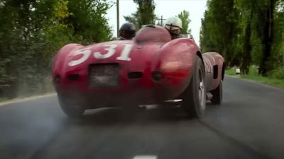 New 'Ferrari' Movie Trailer Shows Racing, Crashing, And Adam Driver As Enzo
