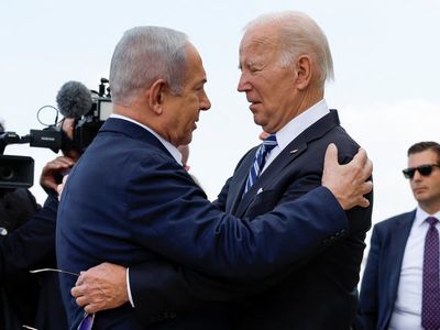 Biden backs Israel in blaming ‘the other team’ for Gaza hospital blast during Tel Aviv trip