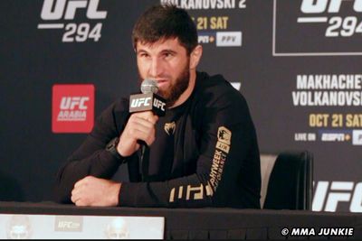 UFC 294’s Magomed Ankalaev promises to fight more aggressively, change his tune on mic