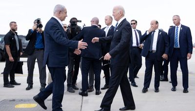 Biden says intel shows Gaza hospital attack was ‘done by the other team,’ vows to stand with Israel as protests erupt worldwide
