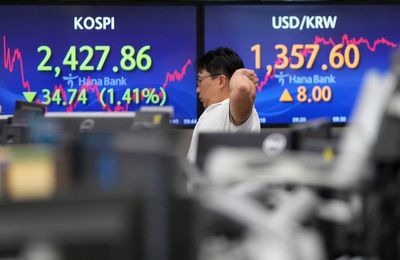 Stock market today: Asian shares follow Wall Street lower, and Japan reports September exports rose