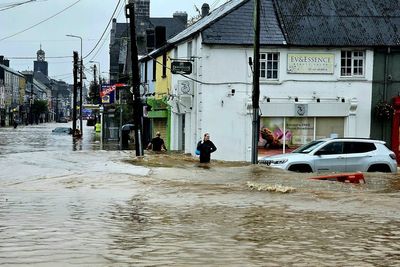 Clean-up under way after Irish towns and villages swamped by Storm Babet floods