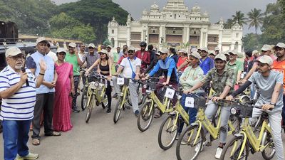 Heritage cycling held as part of Dasara