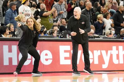 Gregg Popovich joked he almost got ejected to watch Becky Hammon’s Aces win WNBA title