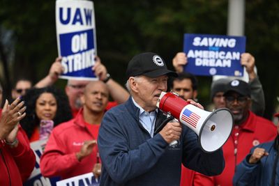 Biden's historic stand with UAW members shows how far labor activism has come in America. True equal pay should be next on his agenda