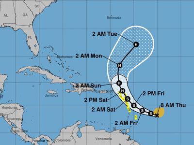 Tropical Storm Tammy expected to drop heavy rain on the Caribbean this weekend