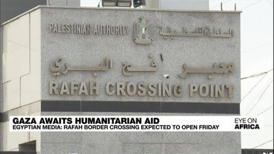 Aid expected to arrive in Gaza via Rafah on Friday