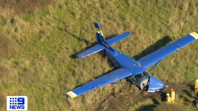 Seven people in hospital after light plane crashes