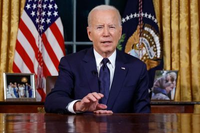 Biden calls to maintain ‘American leadership’ with aid package for Ukraine and Israel