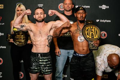 Photos: BKFC 52 weigh-ins and fighter faceoffs