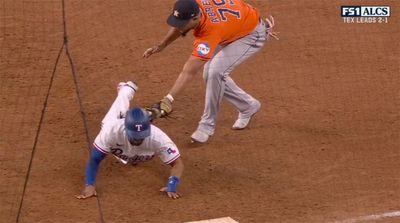 Rangers’ Marcus Semien Was Bizarrely Tagged Out By the Batting Glove in His Back Pocket