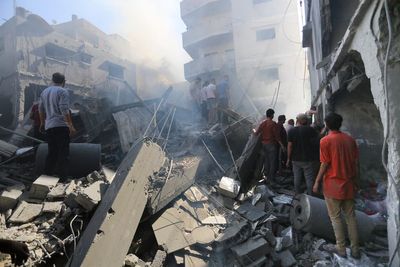 Live updates | Israel bombards Gaza with airstrikes and readies troops for a ground assault