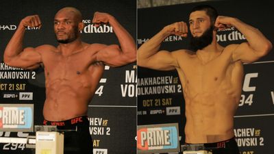 UFC 294 video: Kamaru Usman makes weight on 10 days’ notice, Khamzat Chimaev returns to middleweight