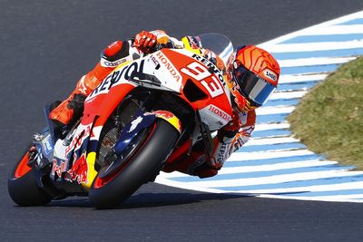 Marquez "cruising" in fast corners as Honda MotoGP woes continue