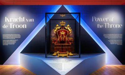Dutch throne on display for first time as monarchy tries to win back public