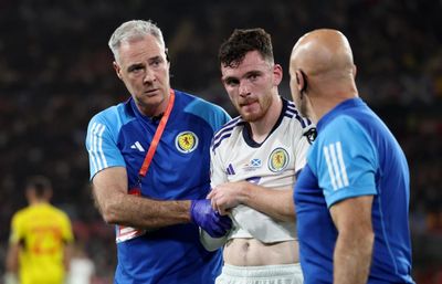 Andy Robertson ‘out for a while’ ahead of shoulder surgery, Jurgen Klopp confirms