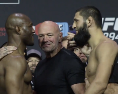 UFC 294 video: Kamaru Usman vs. Khamzat Chimaev final faceoff for title eliminator