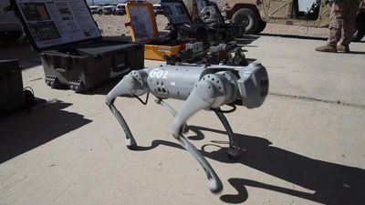 U.S. Marines Test Robotic Goats Armed With Rocket Launchers