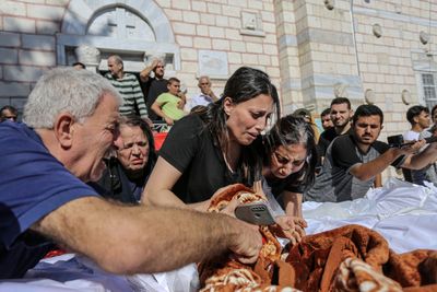 ‘We were baptised here and we will die here’: Gaza’s oldest church bombed