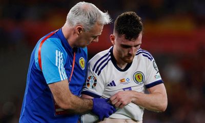 Liverpool’s Andy Robertson faces three months out with shoulder injury