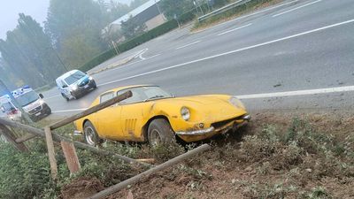 Ultra-Rare $3.1 Million Ferrari 275 Runs Off The Road, Crashes In Italy