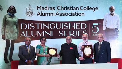 MCC honours two of its distinguished alumni for their services in their chosen fields
