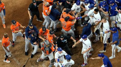 Astros’ Dusty Baker, Rangers’ Adolis García Tossed After Bench-Clearing Dust-Up