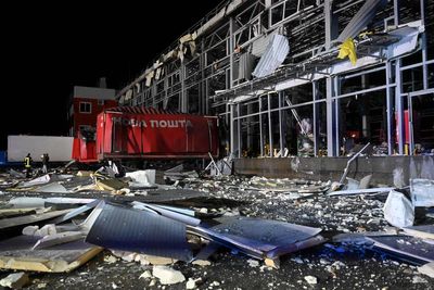 Ukraine-Russia war - live: Moscow air strike on distribution centre in Kharkiv kills six, says official