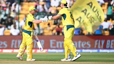 ICC World Cup: David Warner praises Mitchell Marsh after 'David-Goliath' partnership