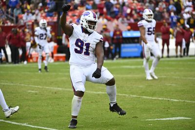 Bills rule out top defensive lineman for Sunday’s game vs Patriots
