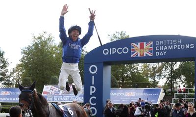 Frankie Dettori wins Champion Stakes at Ascot on his final ride in Britain