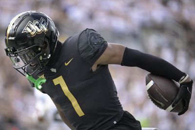 UCF’s Javon Baker blew a kiss to the Oklahoma bench while scoring an 86-yard touchdown