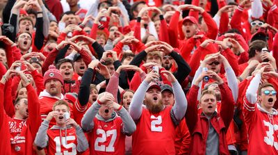One Brave Michigan Fan Stood Out in Ohio State Crowd, and Everyone Thinks He’s Up to Something