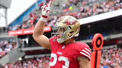 49ers’ Christian McCaffrey Back at Practice Saturday Ahead of Game vs. Vikings