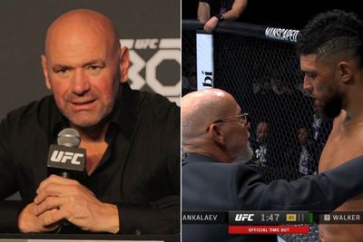 Dana White weighs in on questionable UFC 294 doctor stoppage after illegal knee to Johnny Walker