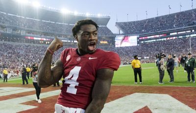 Alabama’s Jalen Milroe Cracked Up at Nick Saban’s Cigar Comment After Win vs. Tennessee