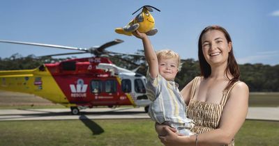 Rescue Helicopter in the hearts of Hunter families