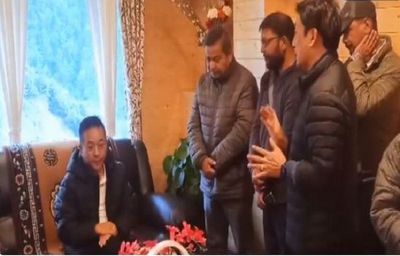 Sikkim CM Prem Singh Tamang visits flood-ravaged Chungthang, takes stock of relief effort