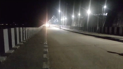 Small portion of bridge of Lakshmi (Medigadda) barrage ‘caves in’, sabotage suspected