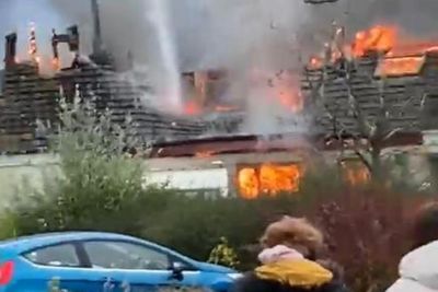 Police issue update after huge fire rips through homes in East Kilbride