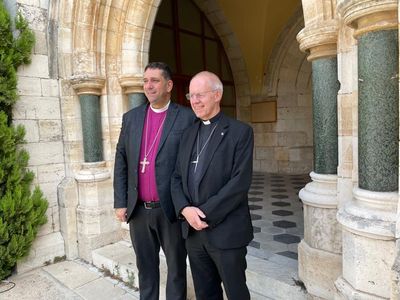 Archbishop of Canterbury condemns bombing of civilians in Gaza and calls for ceasefire in Jerusalem visit