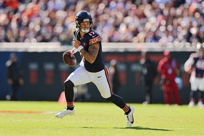 Rookie Tyson Bagent leads Bears on TD drive vs. Raiders