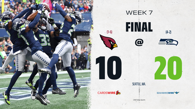 Seahawks 20, Cardinals 10: Cardinals go scoreless in 2nd half for 4th straight loss