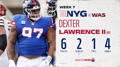 Giants vs. Commanders Player of the Game: Dexter Lawrence