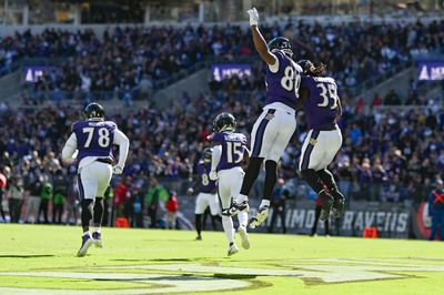 LOOK: Best photos from the Ravens 38-6 win over the Lions in Week 7