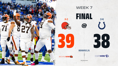 Colts suffer heartbreaking loss to Browns: Everything we know from Week 7