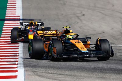 Norris "just couldn't hold on" through tyre deg in F1 US GP