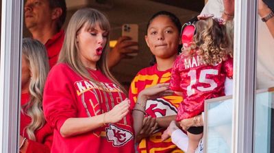 Taylor Swift Appears to Have a Secret Handshake With Brittany Mahomes