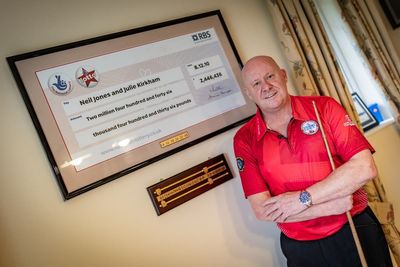 Lottery winner who used winnings to buy pool table now set to represent England