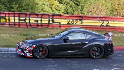 Toyota Supra GRMN May Get A Manual If This Spy Video Is Any Indication